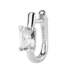 BROSWAY kusová náušnica Fancy Infinite white BWFIW11