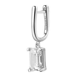 BROSWAY kusová náušnica Fancy Infinite white BWFIW12