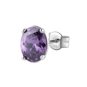 BROSWAY kusová náušnica Fancy Magic purple BWFMP08
