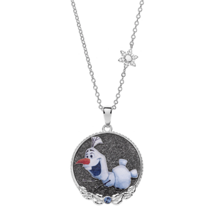 DISNEY strieborný náhrdelník Olaf CS00010SRJL-P.CS