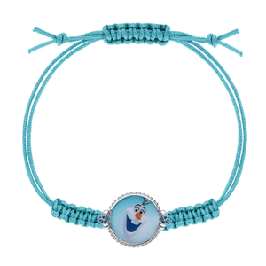 DISNEY textilný strieborný náramok Olaf BS00007SRJL.CS