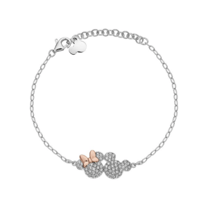 DISNEY strieborný náramok Mickey a Minnie BS00048TZWL-55.CS