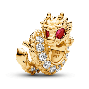 PANDORA pozlátená korálka Drak 763069C01