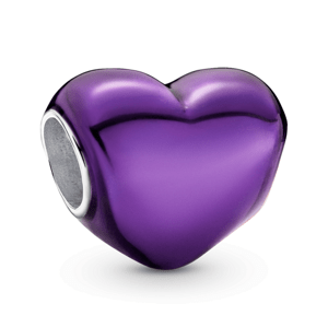 PANDORA korálka Metalické srdce 793337C01