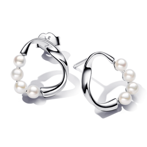 PANDORA ESSENCE náušnice s perlami 293276C01