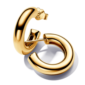 PANDORA ESSENCE pozlátené náušnice kruhy 263266C00