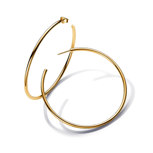 PANDORA ESSENCE pozlátené náušnice kruhy 263312C00