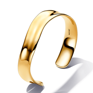 PANDORA ESSENCE pozlátený pevný otvorený náramok 563302C00