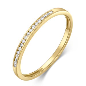 SOFIA DIAMONDS zlatý prsteň s diamantmi 0,08 ct GEMBG28787-29