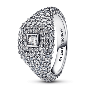 PANDORA pavé koktejlový prsteň 193556C01