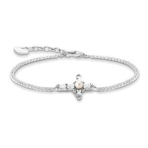 THOMAS SABO strieborný náramok Cross Romance A2173-167-14