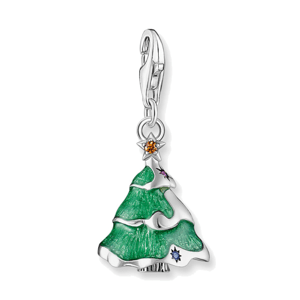 THOMAS SABO strieborný prívesok charm Vianočný stromček 2198-390-7