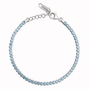 BROSWAY strieborný náramok Fancy Cloud Light Blue BWFCL107