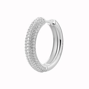 BROSWAY kusová náušnica Infinite White BWFIW127