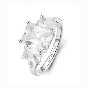 BROSWAY prsteň Infinite White BWFIW83