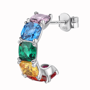 BROSWAY kusová náušnica Joyful Rainbow BWFJR06