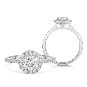 SOFIA DIAMONDS zlatý zásnubný prsteň s laboratórnymi diamantmi 1,168 ct D-E/VS+ LABGRG1001266WG