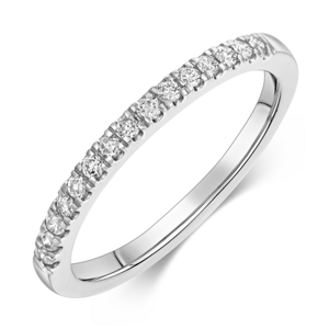 SOFIA DIAMONDS zlatý prsteň s laboratórnymi diamantmi  0,19 ct D-E/VS+ LABGBD91560WG