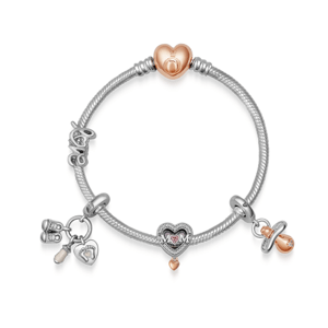 PANDORA náramok Narodenie dieťaťa 580719+782653C01+781490C01+793055C00+798106CZ