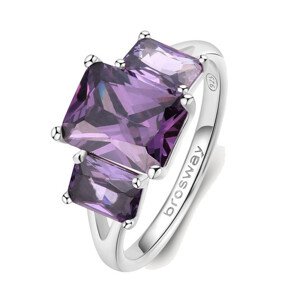 BROSWAY prsteň Fancy Magic Purple BWFMP80