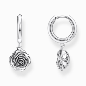 THOMAS SABO náušnice Midnight Rose CR757-637-21