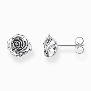 THOMAS SABO náušnice Midnight Rose H2323-637-21
