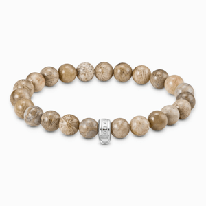 THOMAS SABO náramok na charm Daisy jasper X0293-014-16
