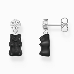 THOMAS SABO x HARIBO náušnice Black goldbear H2330-052-11