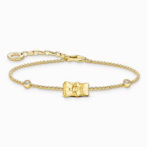 THOMAS SABO x HARIBO strieborný náramok Goldbear A2203-414-39