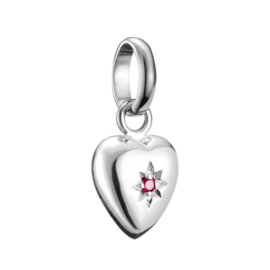 THOMAS SABO CONNECT strieborný prívesok charm Heart with star CC1234-011-10
