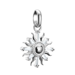 THOMAS SABO CONNECT strieborný prívesok charm Sun with stones silver CC1246-051-14