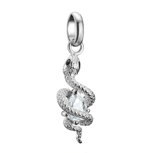 THOMAS SABO CONNECT strieborný prívesok charm Snake with stone silver CC1264-041-14