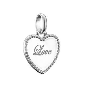 THOMAS SABO CONNECT strieborný prívesok charm Love heart silver CC1269-001-21