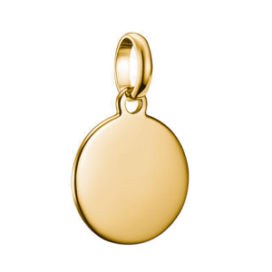 THOMAS SABO CONNECT strieborný prívesok charm Coin gold-plated CC1271-413-39