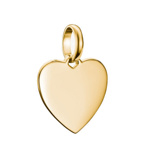 THOMAS SABO CONNECT strieborný prívesok charm Heart gold-plated CC1272-413-39