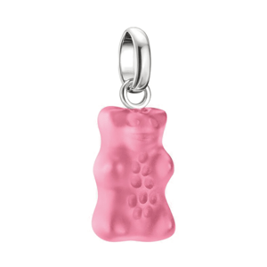 THOMAS SABO CONNECT strieborný prívesok charm Goldbear in pink silver CC1275-017-9