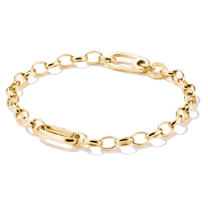 THOMAS SABO CONNECT strieborný náramok Connect link gold-plated C1202-413-39