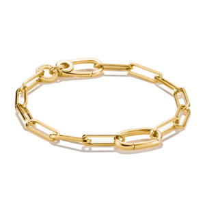 THOMAS SABO CONNECT strieborný náramok Connect link gold-plated C1205-413-39