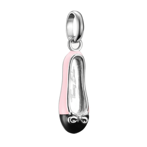 THOMAS SABO CONNECT strieborný prívesok charm Pink ballerina silver CC1245-007-9