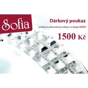 Dárkový poukaz v hodnotě 1500 Kč CZDP1500