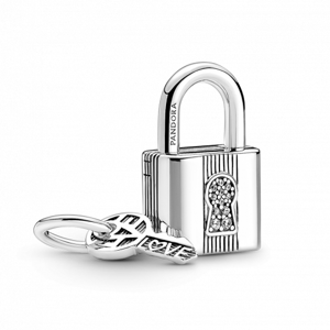 PANDORA korálka Visiaci zámok a kľúčik 790088C01