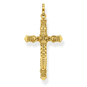 THOMAS SABO prívesok Cross gold PE912-413-39