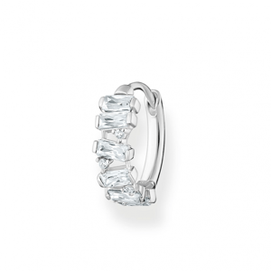 THOMAS SABO kusová náušnica White stone silver CR665-051-14