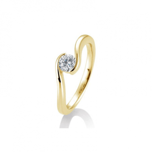 SOFIA DIAMONDS prsteň zo žltého zlata s diamantom 0,40 ct BE41/85945-Y