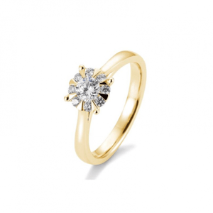 SOFIA DIAMONDS prsteň zo žltého zlata s diamantom 0,53 ct BE41/05766-Y