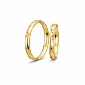 BREUNING zlaté obrúčky BR48/04967YG+BR48/04968YG