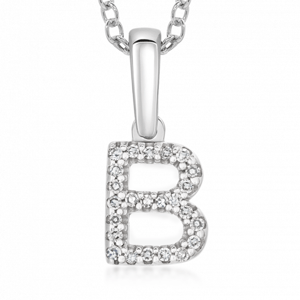 SOFIA DIAMONDS zlatý prívesok písmeno B PAC322-B