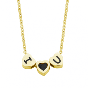 CO88 oceľový náhrdelník I ♥ you C88CN-26029