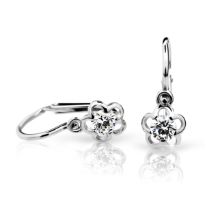 CUTIE DIAMONDS zlaté náušnice kvety C1945 ND1945-10-D-X-2