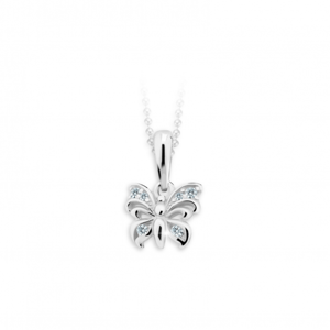 CUTIE DIAMONDS zlatý prívesok motýľ C2226 ND2226-40-D-X-2